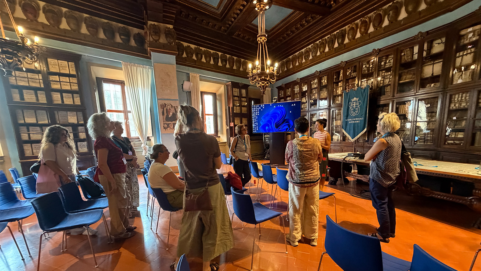 visita guidata AICUN del palazzo della carovana alla SNS a Pisa